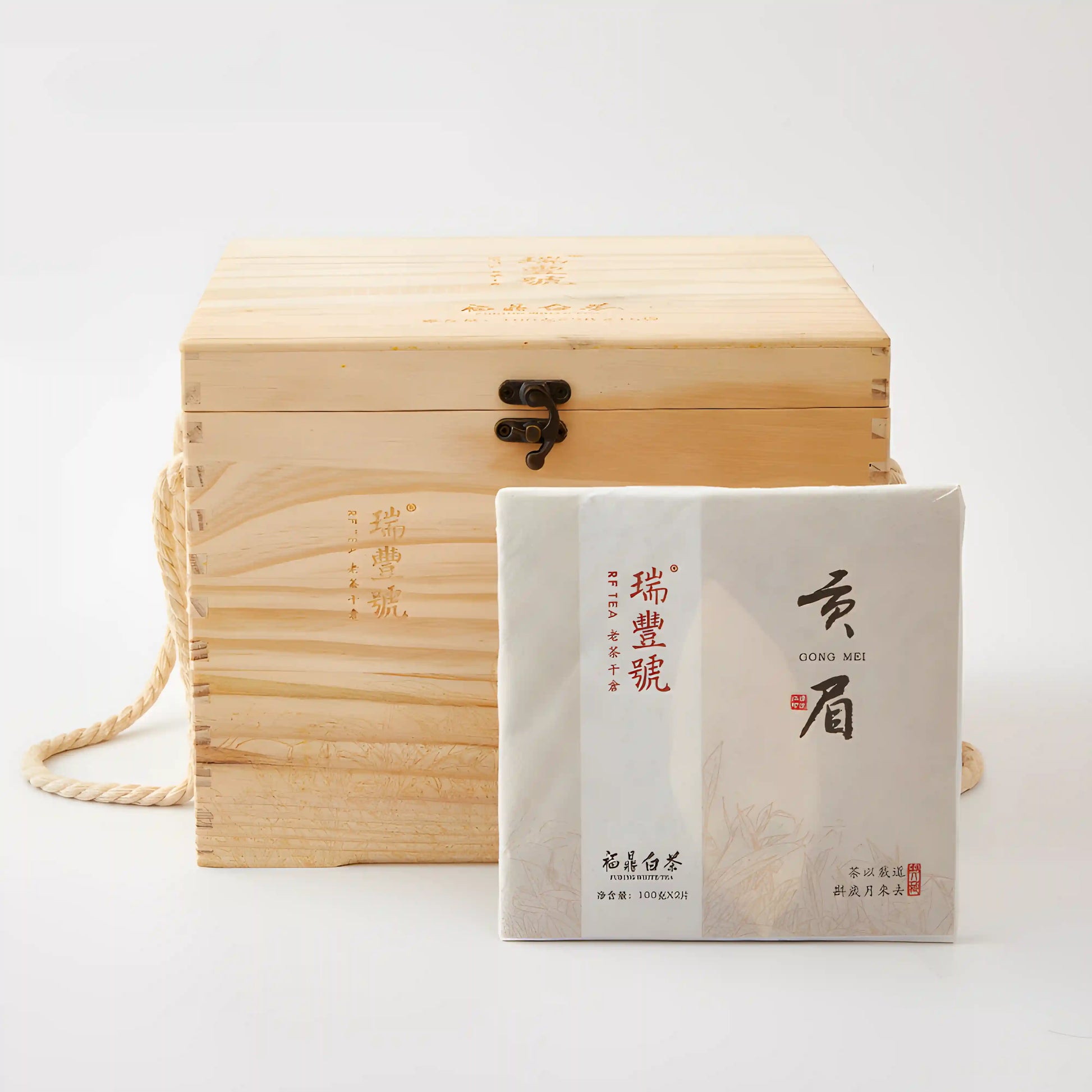 2018 Ruifeng Hao Gong Mei White Tea (Square Tea Brick）Best White Tea for Anxiety White tea with antioxidant and anti-aging properties