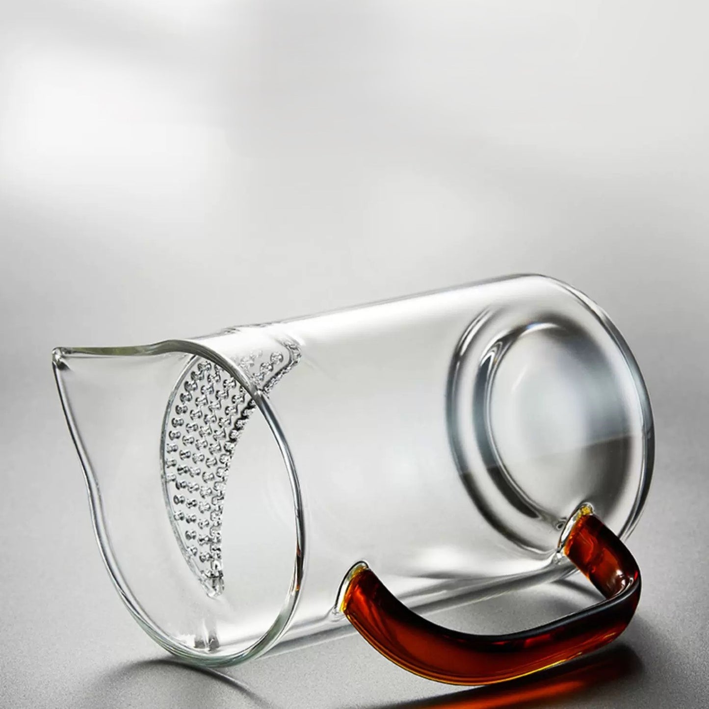 Crescent-Filter Glass Teapot – Heat-Resistant & Elegant Design