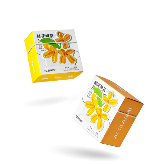 Original Leaf Osmanthus Green Tea & Dancong Oolong Combo – Balance Body & Mind with Floral Harmony