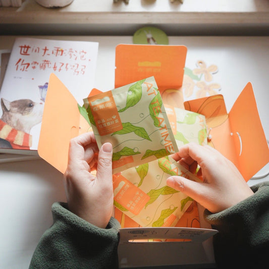 Osmanthus Dancong Ear-Hook Tea – The Encounter of Phoenix Mountain Honey Orchid & Guangxi Golden Osmanthus | Brightens Mood & Supports Digestive Wellness