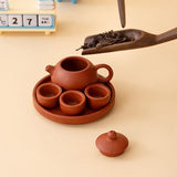 Miniature Traditional Tea Set | Gifts For Tea Lovers [ 紫砂茶具擺件 ]