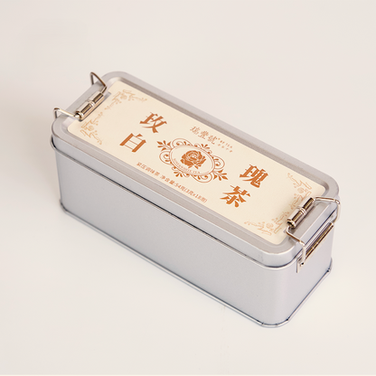 Christmas Gift Tea Set: Rose Black & White Tea Advent Calendar with A Hundred Flowers Bloom Cup